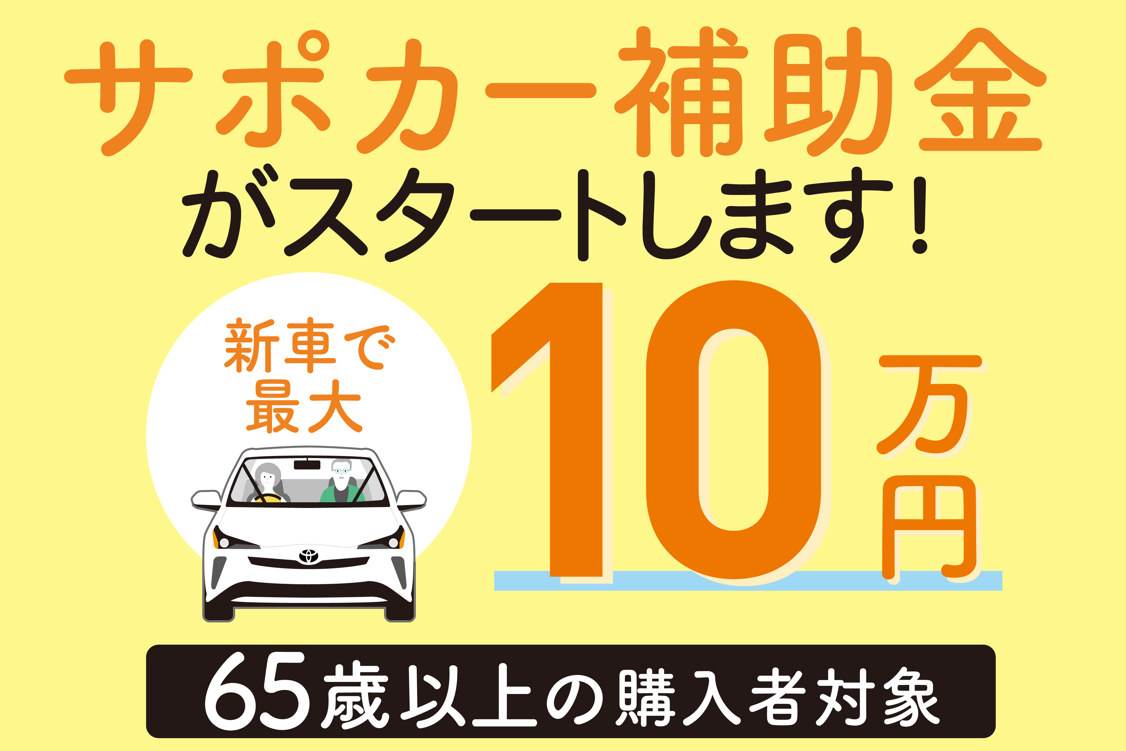 サポカー補助金バナー